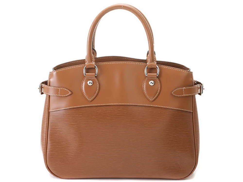 LOUIS VUITTON Tote Bag Passy Epi Camel Brown